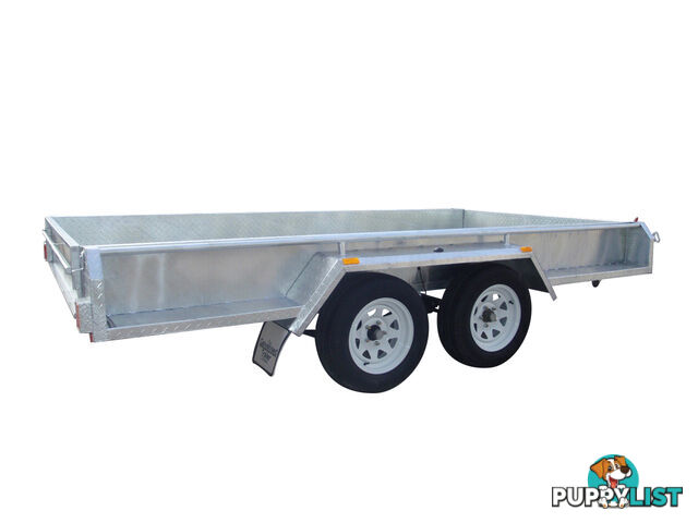 12x6 Tandem Heavy Duty Galvanised With Full Checker Plate Design & 300mm sides