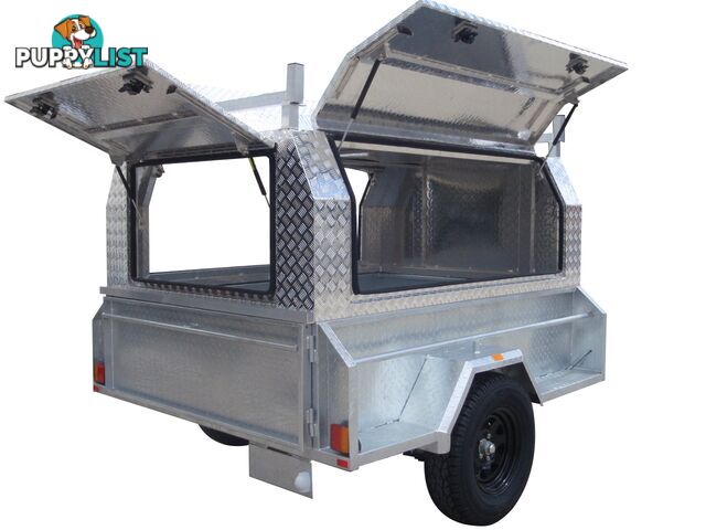 Off Road Trailer With 500mm Sides & Aluminium Canopy