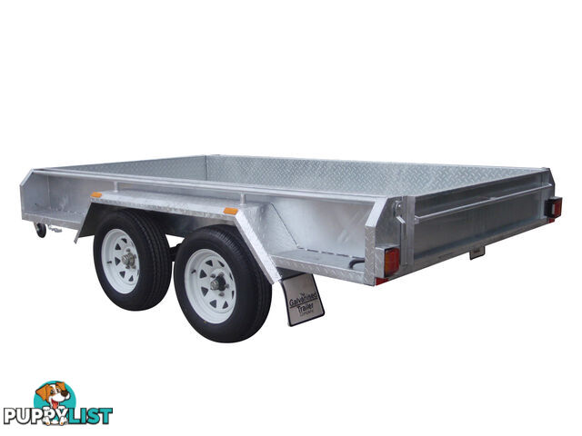 10x5 Tandem Heavy Duty Galvanised With Full Checker Plate Design & 300mm sides