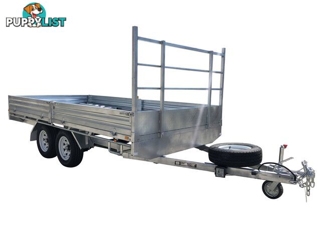 Dual Cab Jack Off Ute Canopy with 14Ã7 Tandem Flat Top