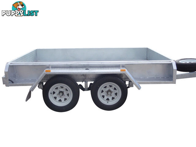 9x6 Tandem Heavy Duty Galvanised With Full Checker Plate Design & 300mm sides