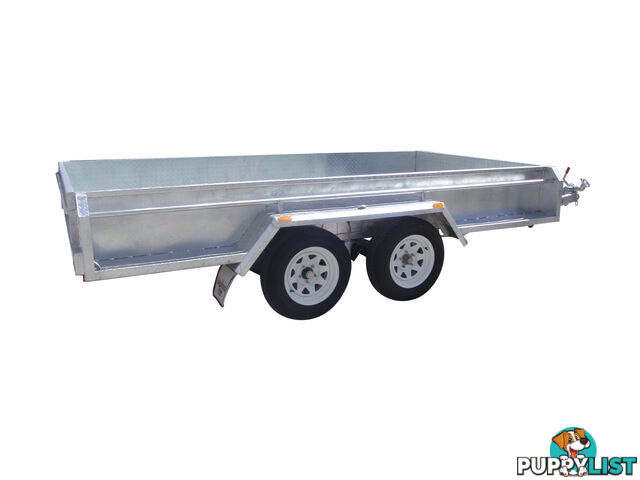 12x6 Tandem Heavy Duty Galvanised With Full Checker Plate Design & Deep 410mm Sides