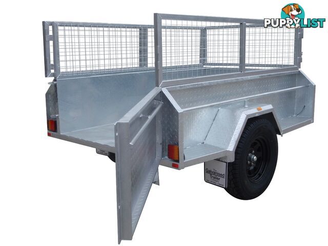 Off Road Trailer With 500mm Deep Sides & 500mm Cage