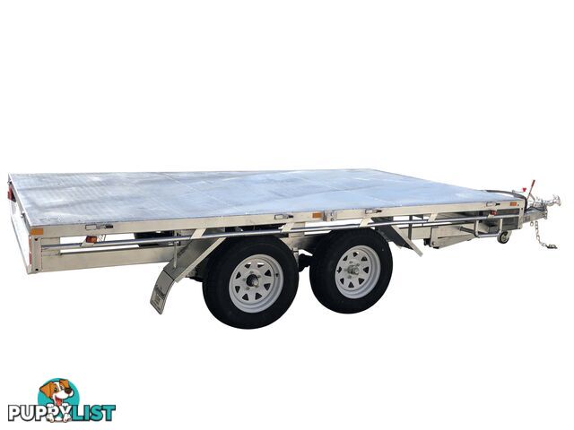 Dual Cab Jack Off Ute Canopy with 12Ã7 Tandem Flat Top