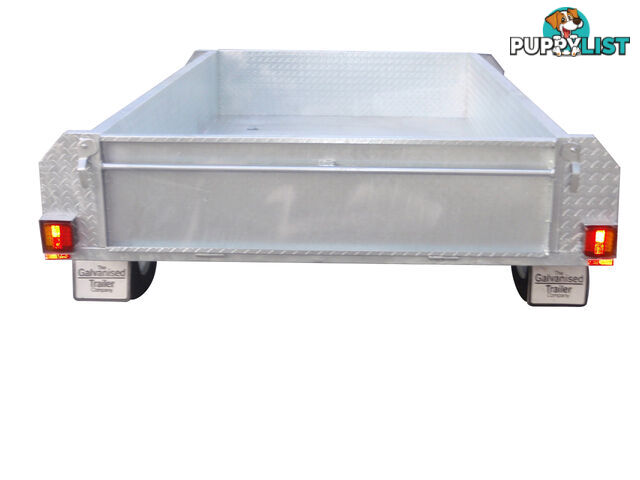 10x5 Tandem Heavy Duty Galvanised With Full Checker Plate Design & 410mm Deep Sides