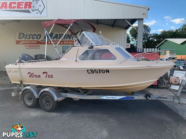 1990 CARIBBEAN CREST CUTTER WITH YAMAHA 115HP