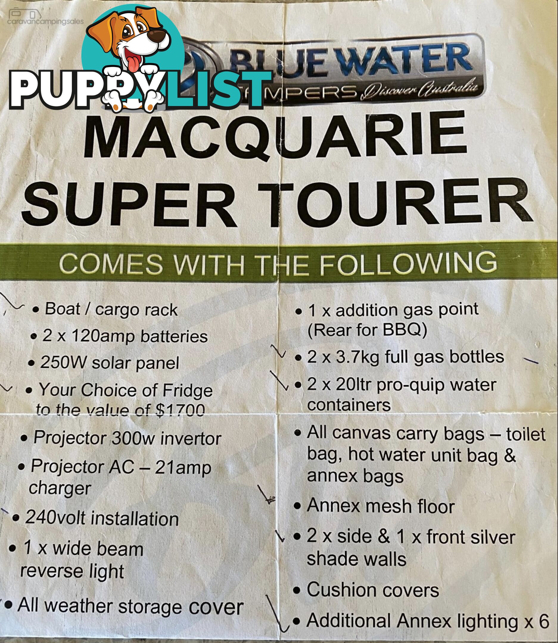 2018 Blue Water Campers MACQUARIE