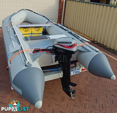 Inflatable Boat 4.3m (14ft) with Trailer & Motor