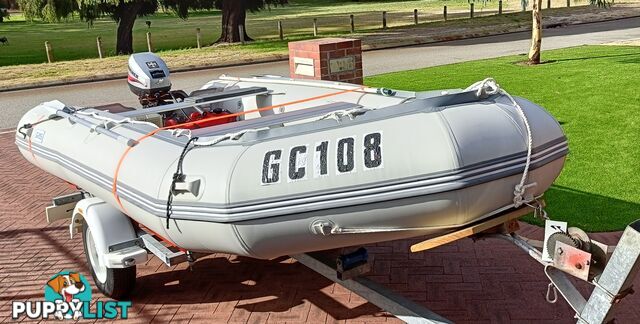 Inflatable Boat 4.3m (14ft) with Trailer & Motor