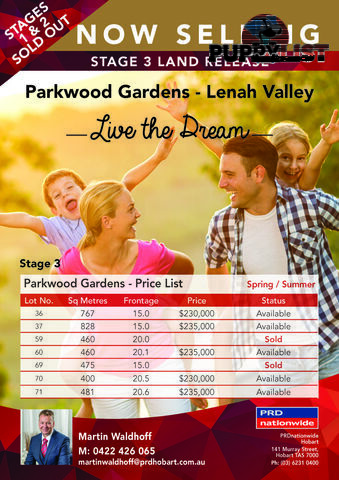 0 Parkwood Gardens LENAH VALLEY TAS 7008