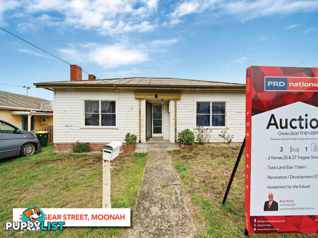 25 & 27 Tregear Street MOONAH TAS 7009