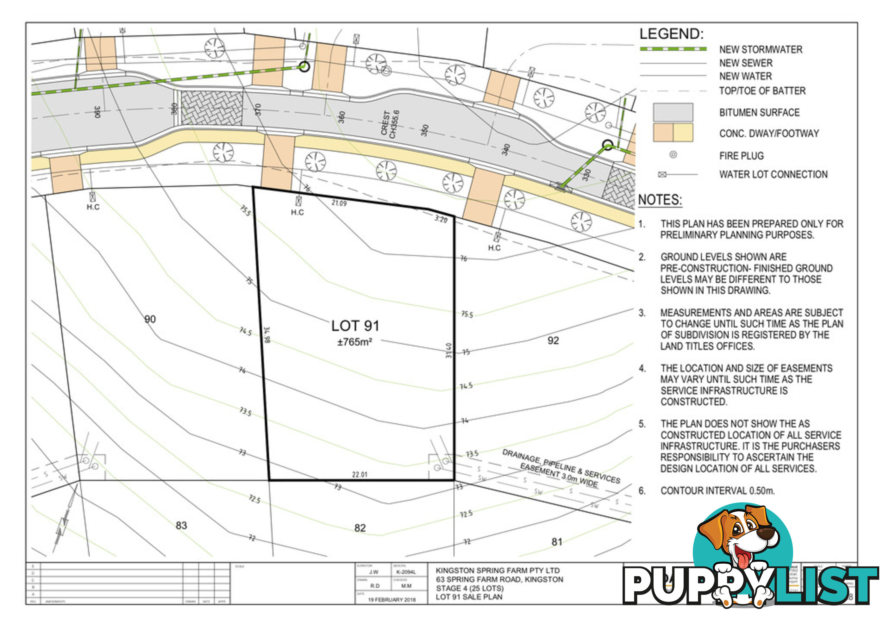 Lot 91 Spring Farm Estate KINGSTON TAS 7050