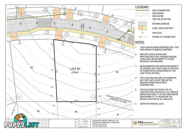 Lot 91 Spring Farm Estate KINGSTON TAS 7050