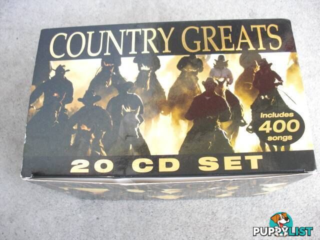 COUNTRY GREATS OVER 400 SONGS 20 CD BOX SET