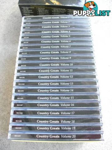 COUNTRY GREATS OVER 400 SONGS 20 CD BOX SET