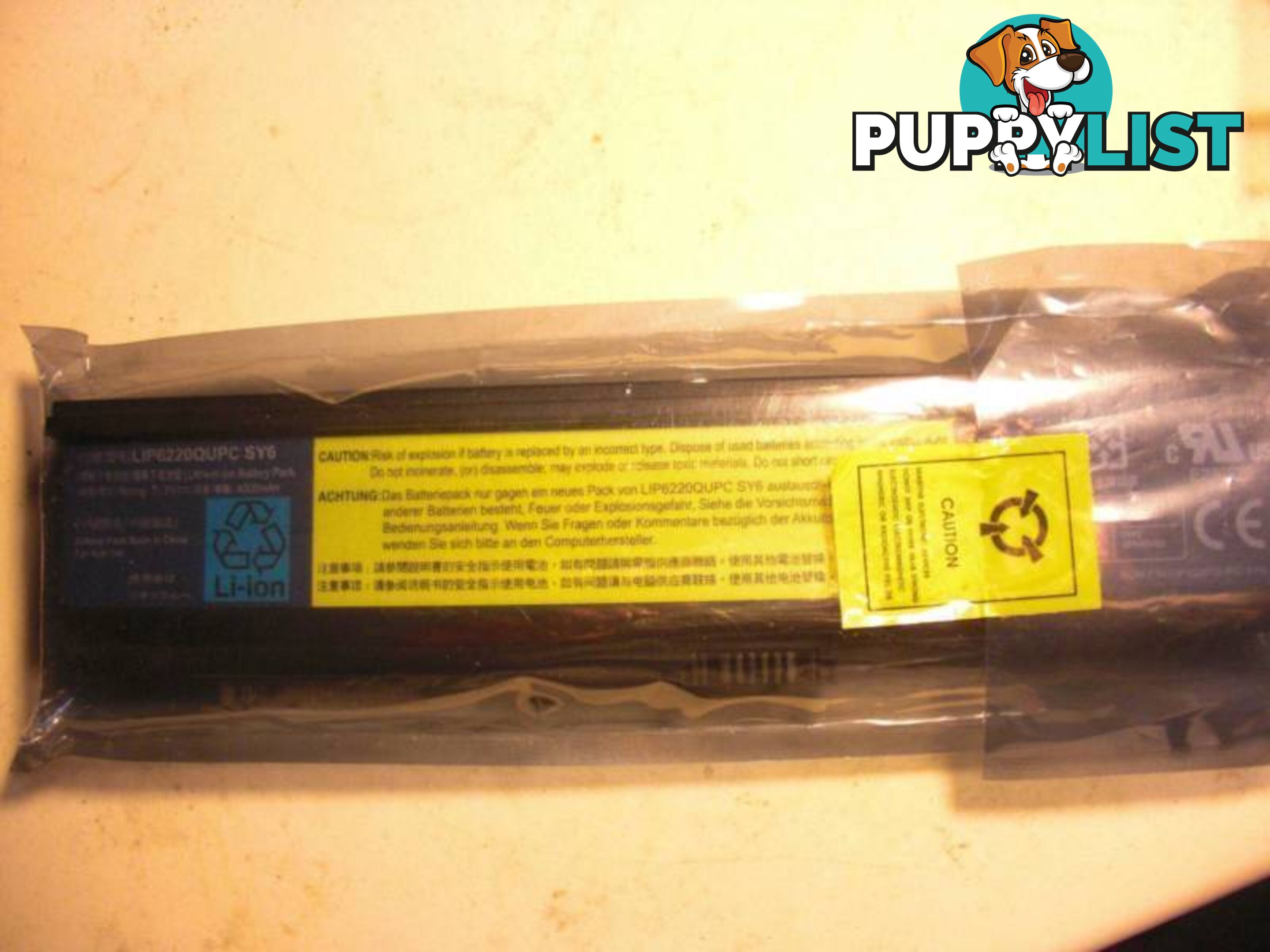 NEW ACER LIP6220QUPC SY6 Laptop Battery PICKUP OR POSTAGE WITH