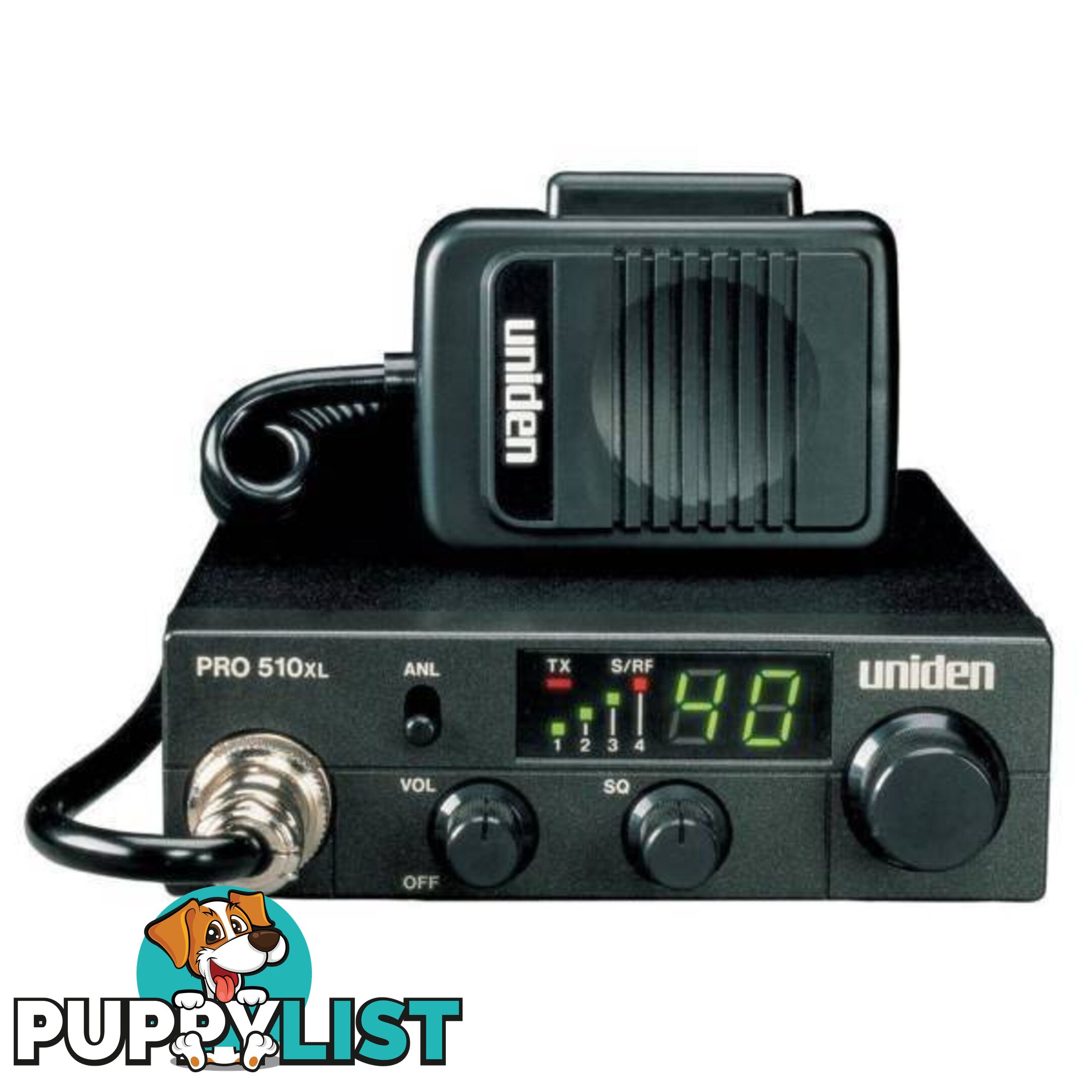 Uniden PRO510XL CB Radio w/7W Audio Output - ANL Switch/Compact