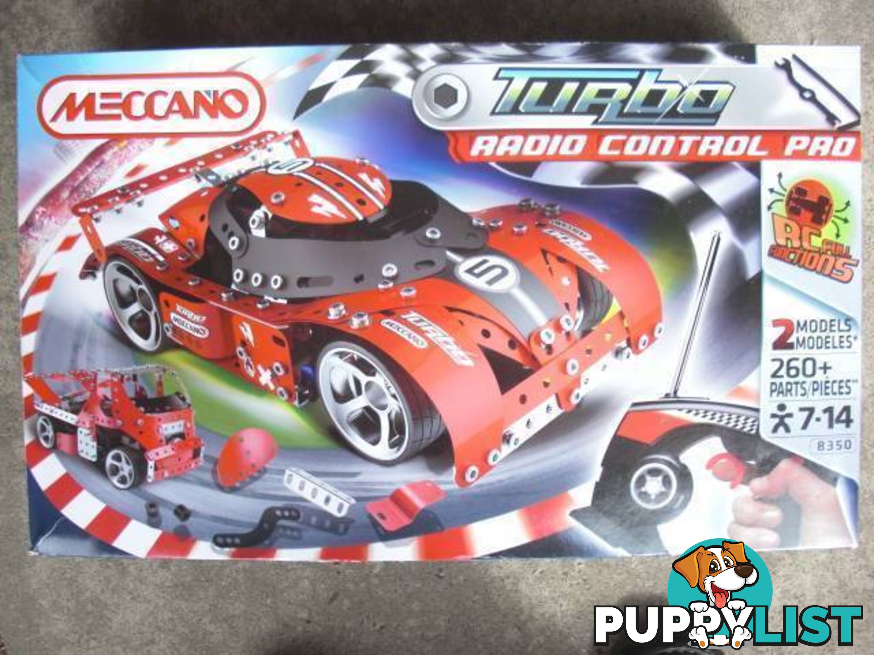 BRAND NEW LARGE Meccano Turbo Radio Control Pro 260 PARTS pickup