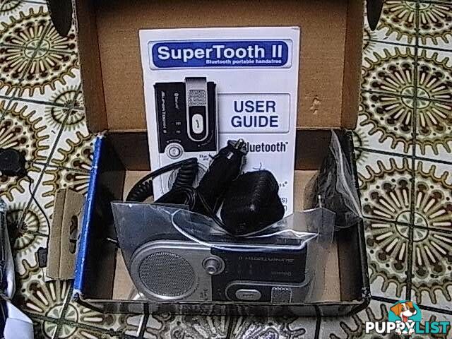 NEW BLUEANT WIRELESS SUPERTOOTH II BLUETOOTH PORTABLE HANDSFREE