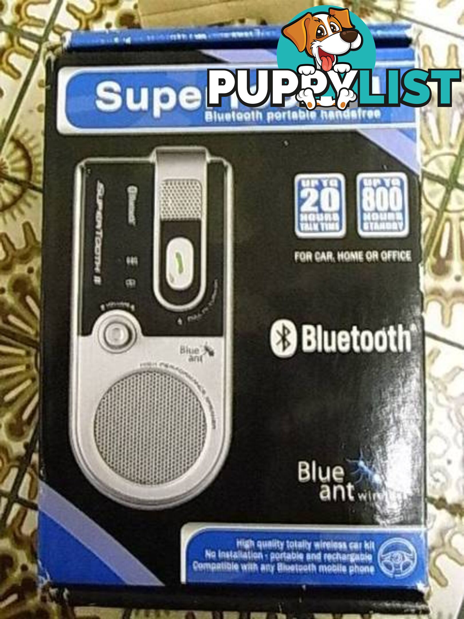 NEW BLUEANT WIRELESS SUPERTOOTH II BLUETOOTH PORTABLE HANDSFREE