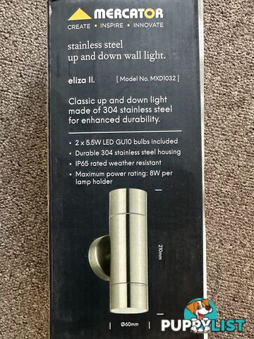 Mercator up &amp; down wall light