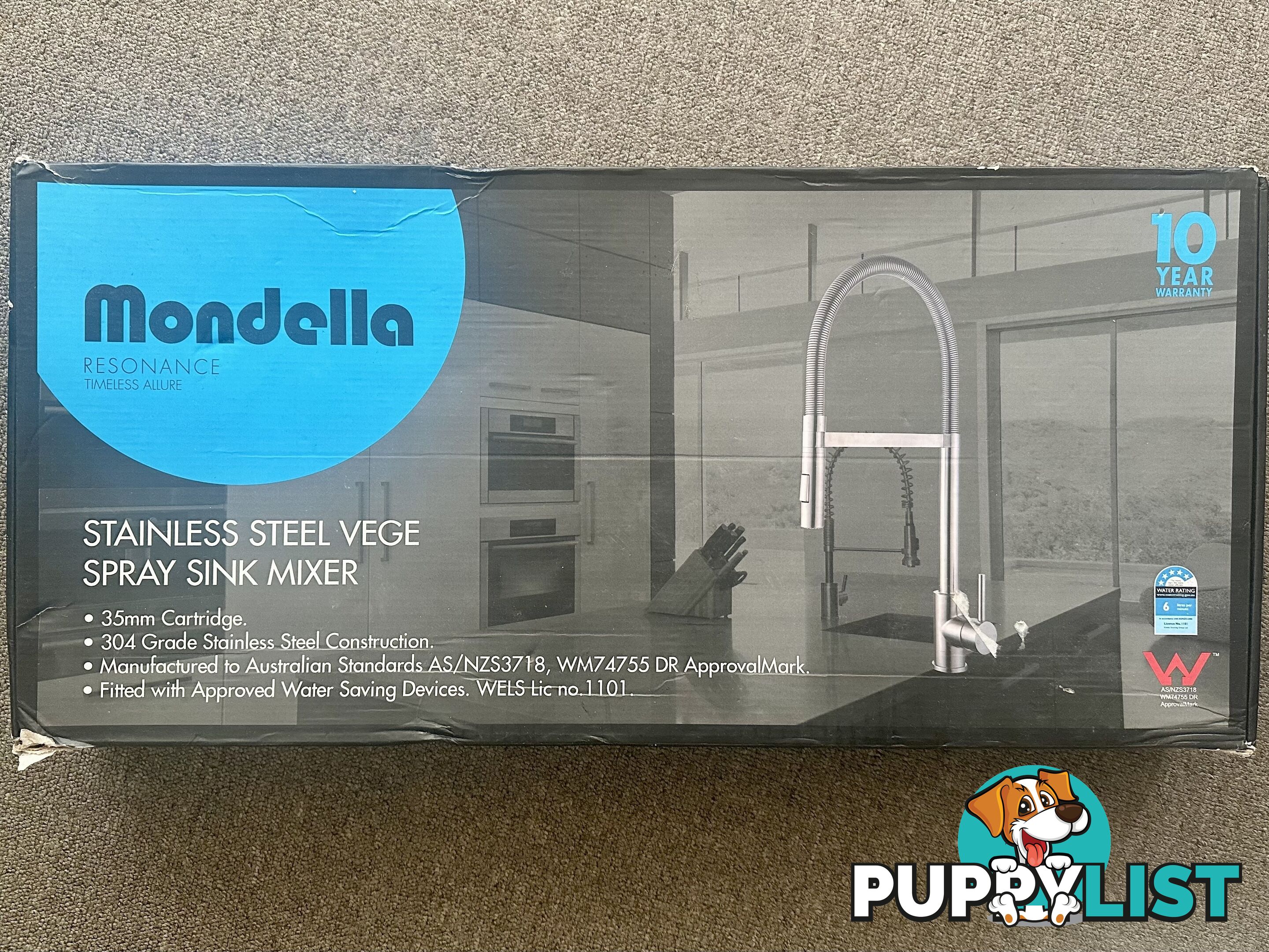 Mondella stainless steel vegetable spray sink mixer