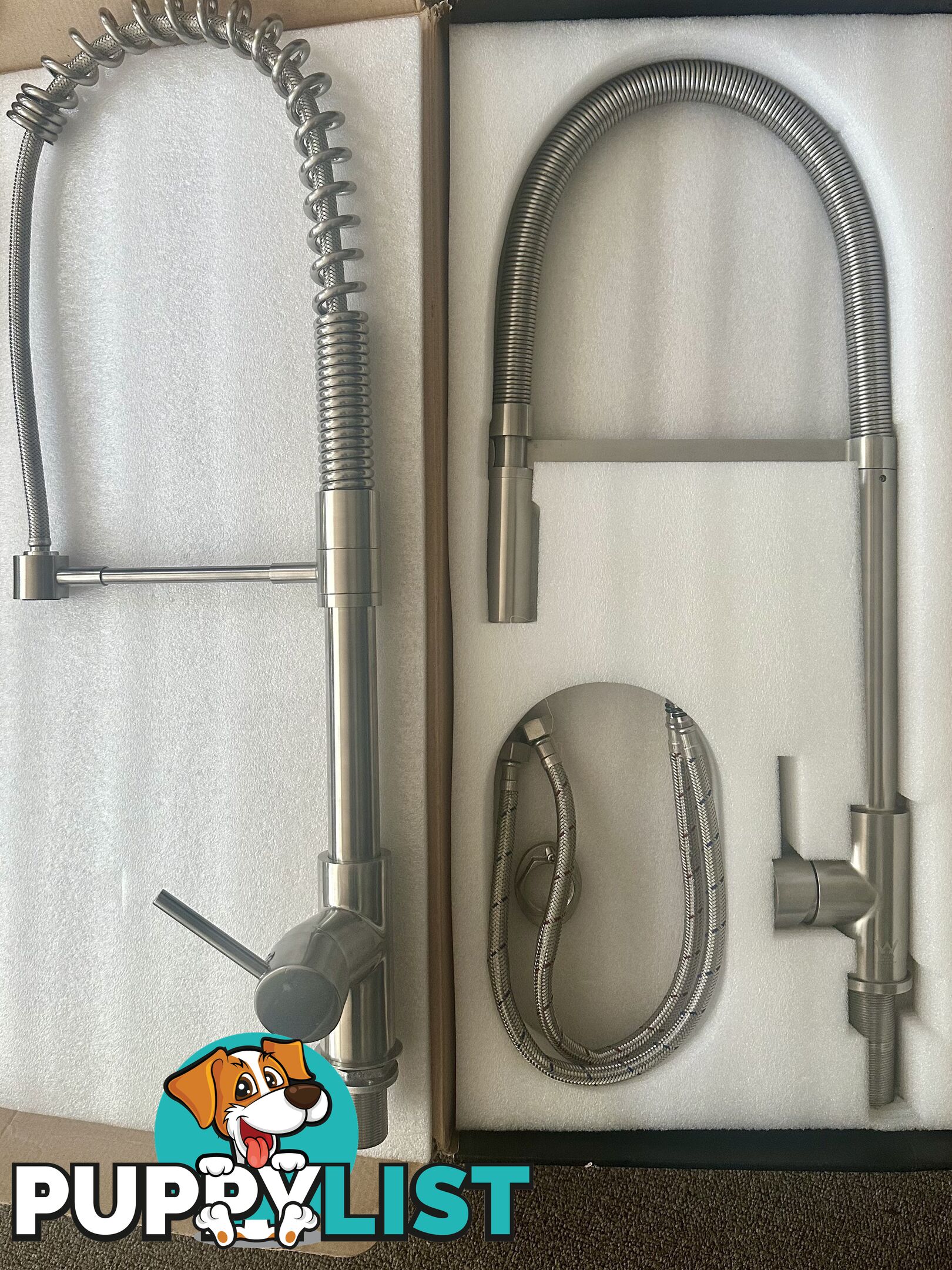 Mondella stainless steel vegetable spray sink mixer