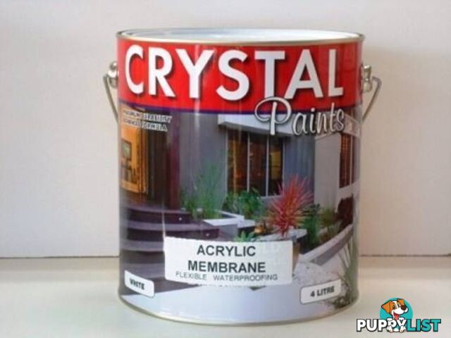 WATER PROOFING MEMBRANE ACRYLIC 4 LITRE AUSTRALIAN MADE