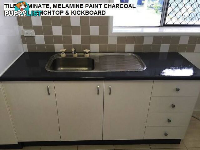 KITCHEN BENCH TOP PAINT 1 LITRE MANY COLOURS AVAILABLE