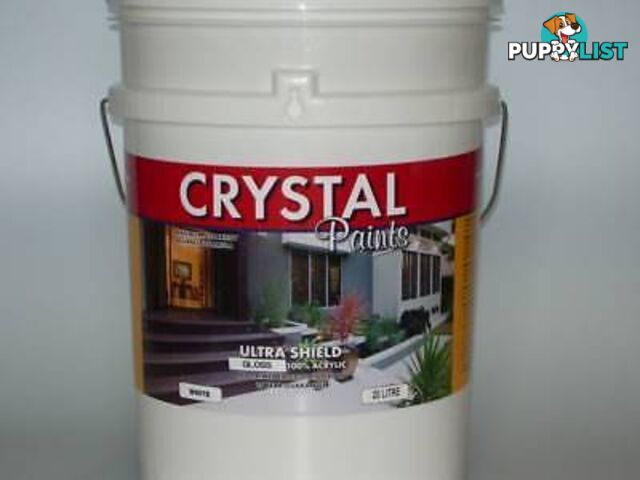 GLOSS ACRYLIC PAINT 20 X 20 LITRES ULTRA PREMIUM WHITE