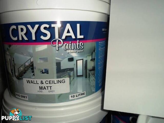 HOUSE PAINT WALL AND CEILING MATT HOG GREY 10LT AUSTRALIAN MADE