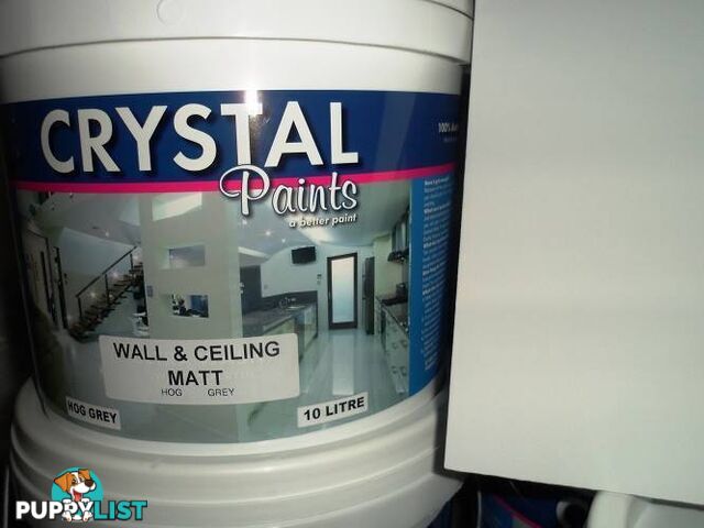 HOUSE PAINT WALL AND CEILING MATT HOG GREY 10LT AUSTRALIAN MADE