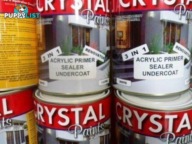 3 IN 1 ACRYLIC PRIMER SEALER 1 LITRE WHITE INTERIOR EXTERIOR