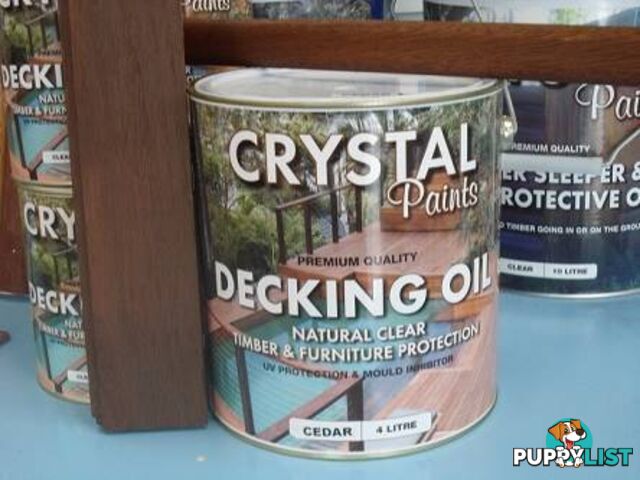 CEDAR DECKING OIL 10 LITRE - PREMIUM GRADE EXTERIOR TIMBER