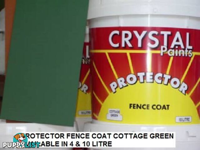 PROTECTOR FENCE COAT COTTAGE GREEN COLOURBOND COLUR 10 LITRE