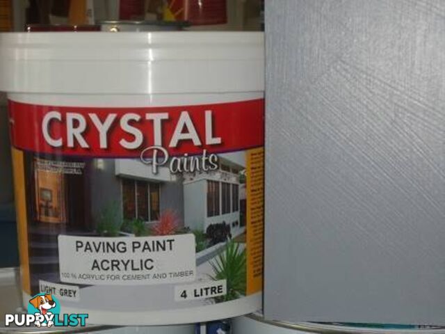 DECKING AND CONCRETE ACRYLIC PAINT LIGHT GREY 4 LITRE