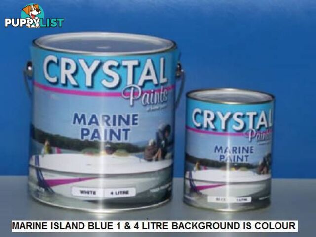 MARINE PAINT ENAMEL 4LT ISLAND BLUE AUSTRALIAN MADE