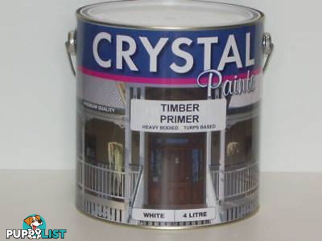 TIMBER PRIMER AND SEALER 4 LITRE WHITE FOR RAW TIMBER PREMIUM