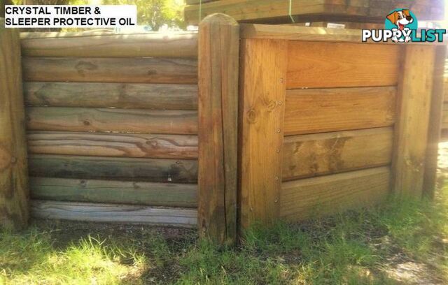 TIMBER SLEEPER OIL 10 LITRE & LOG PROTECTION QLD MADE