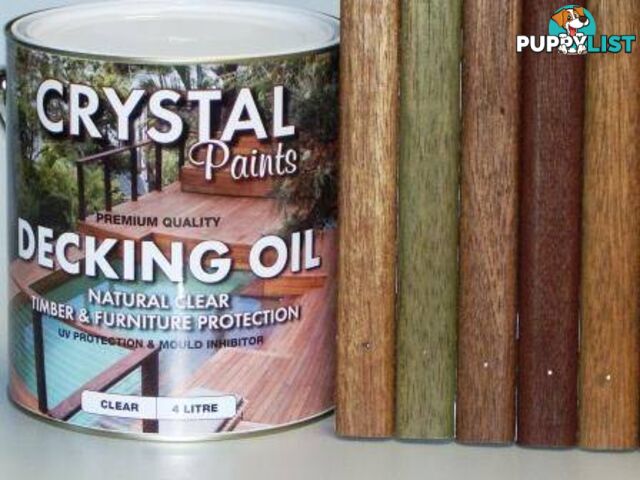 DECKING OIL & FURNITURE 4LT PREMIUM AUSTRALIAN MADE HI QUALITY