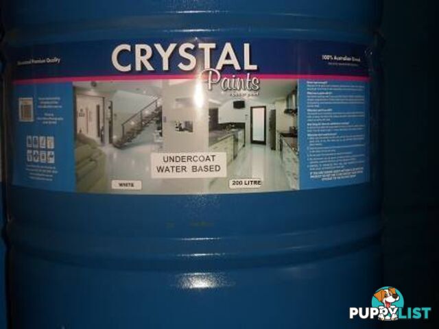 UNDERCOAT 200 LITRE WHITE WATERBASED BRUSH ROLL SPRAY