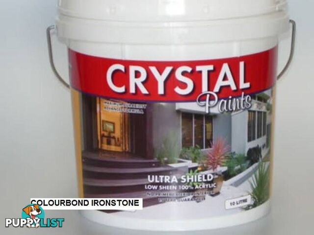 IRONSTONE PAINT 20 LITRE COLOURBOND EXTERIOR ACRYLIC