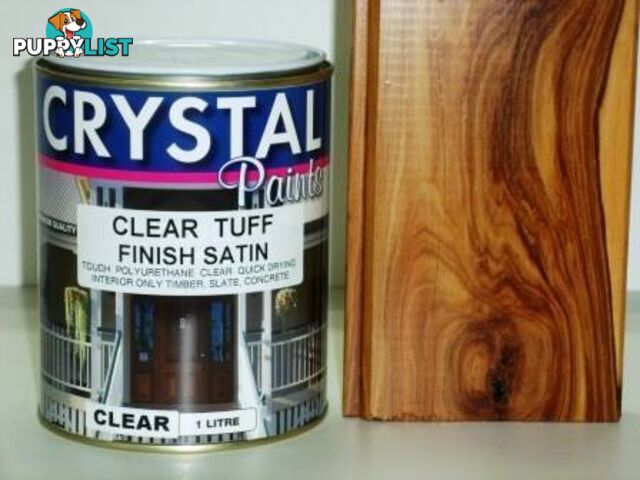 FURNITURE CLEAR IN GLOSS OR SATIN 1 LITRE SUPER TUFF FINISH