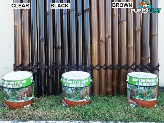 BAMBOO PROTECTOR CLEAR 4 BAMBOO PANELS,SCREENING & FENCING 4LT