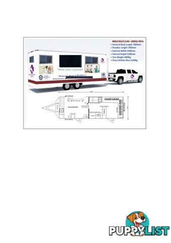 Mobile GP Medical & Healthcare Clinic/Trailer