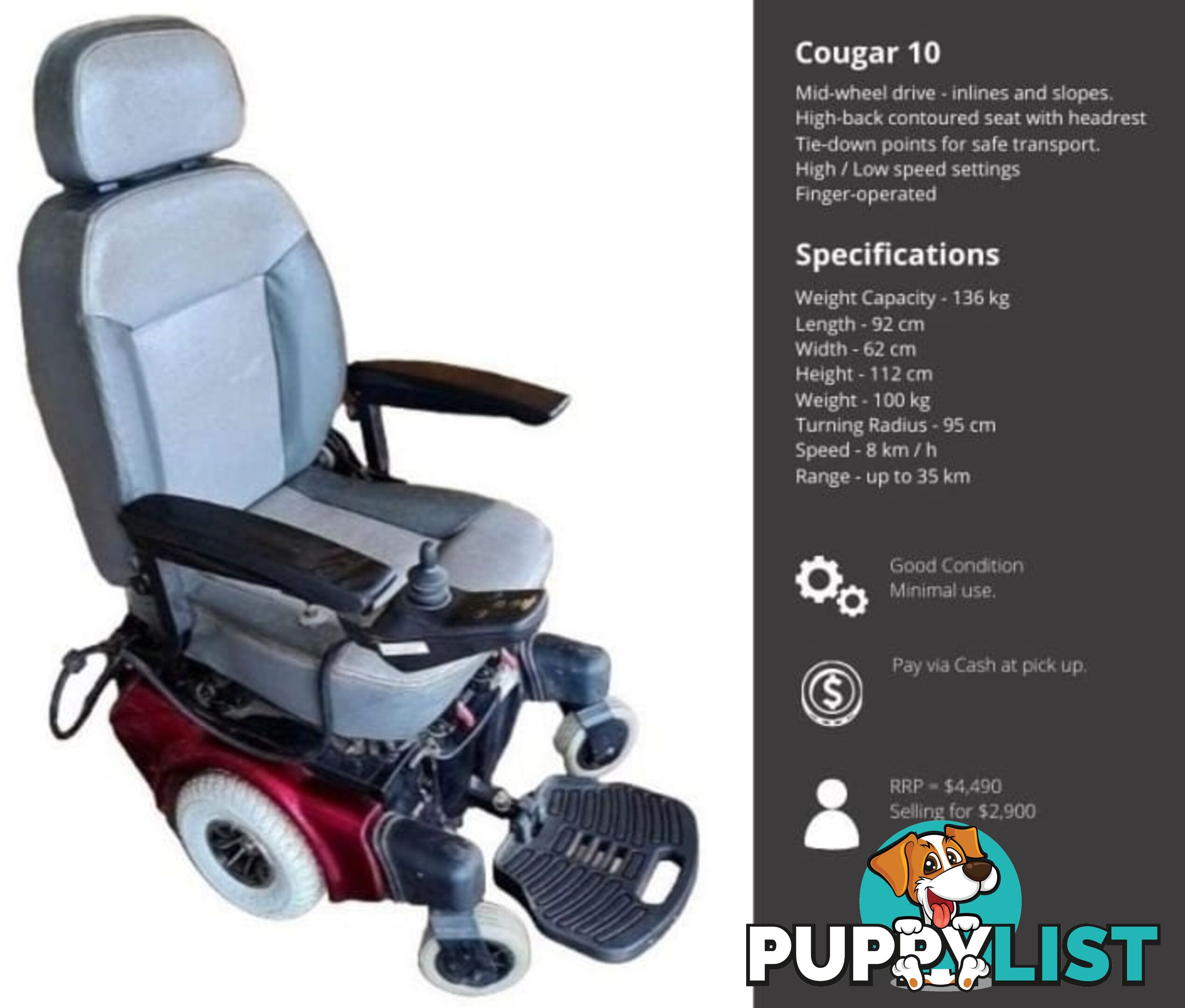 Cougar 10 - Power Chair