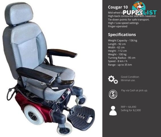 Cougar 10 - Power Chair