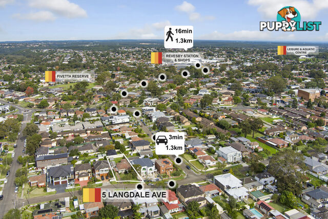 5 Langdale Avenue REVESBY NSW 2212