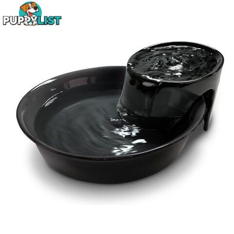 Pioneer Big Max Ceramic Pet Drinking Fountain - 3.7 litres (Black) - 3005