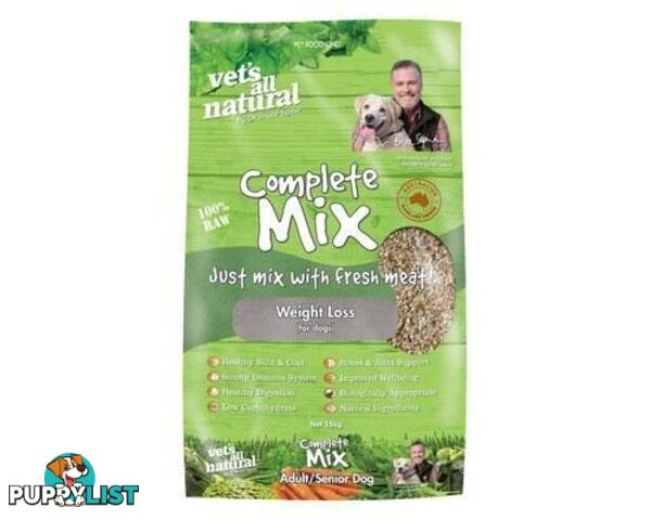 Vets All Natural Complete Mix - Weight Loss - 15kg - CMW15R